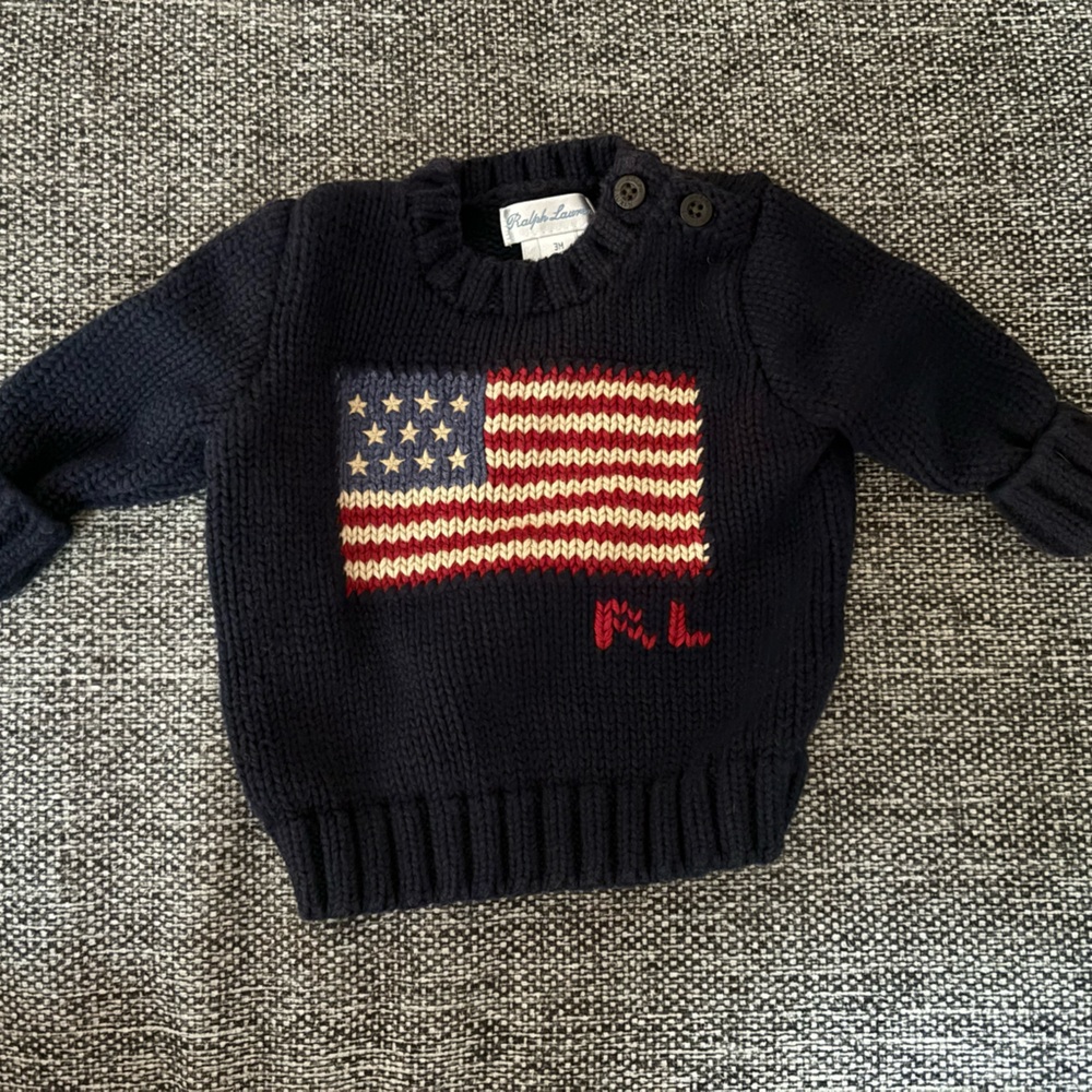 Ralph Lauren The Iconic Flag Sweater 3 months